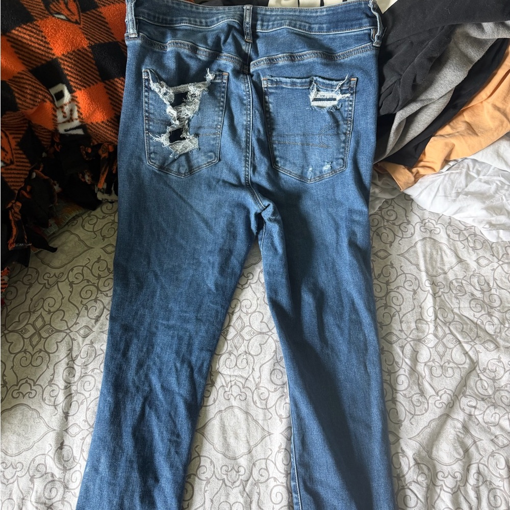 American Eagle Outfitters Blue Skinny Jeans